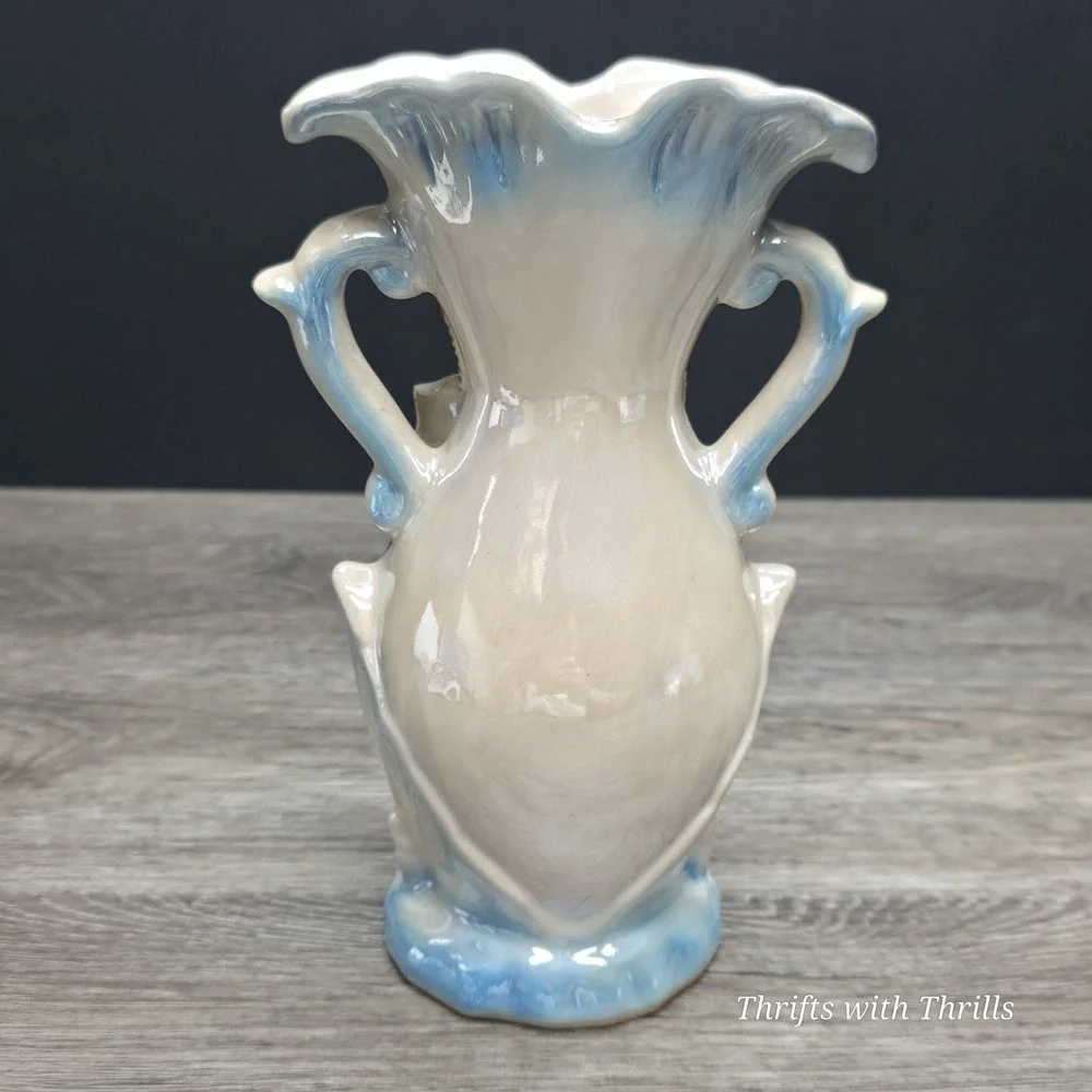Vintage‎ Lusterware Flower Vase - 8 3/4